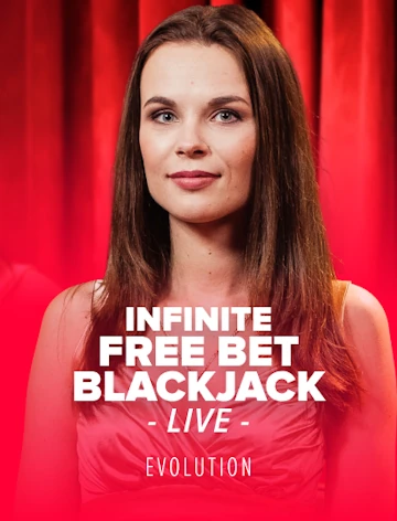 Infinite Free Bet Blackjack live game by Evolution